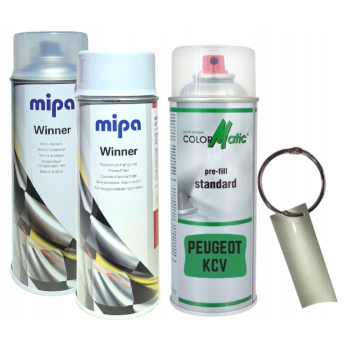 Zestaw lakier samochodowy SPRAY PEUGEOT KCV