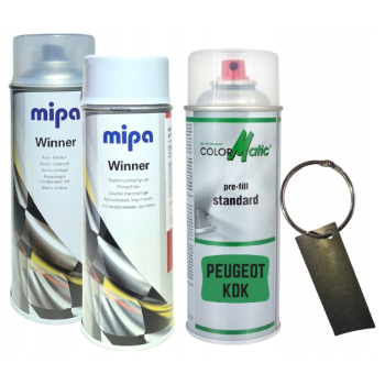 Zestaw lakier samochodowy spray PEUGEOT KDK