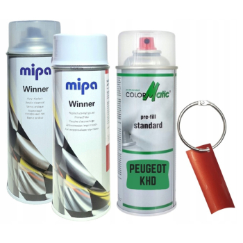 Zestaw lakier samochodowy spray PEUGEOT KHD