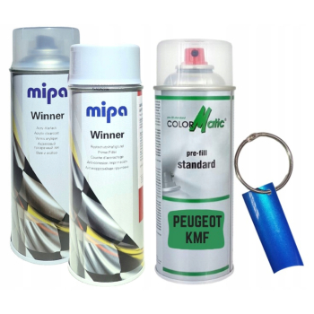 Zestaw lakier samochodowy spray PEUGEOT KMF