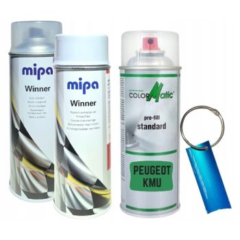 Zestaw lakier samochodowy spray PEUGEOT KMU