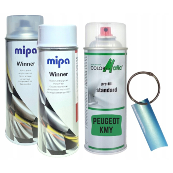 Zestaw lakier samochodowy spray PEUGEOT KMY