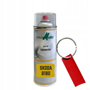 Lakier samochodowy Spray Akryl SKODA 8180