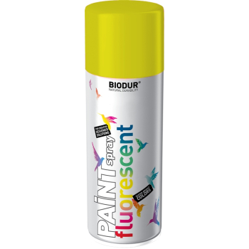 Lakier fluorescencyjny BIODUR Spray 400ML Żółty RAL 1026