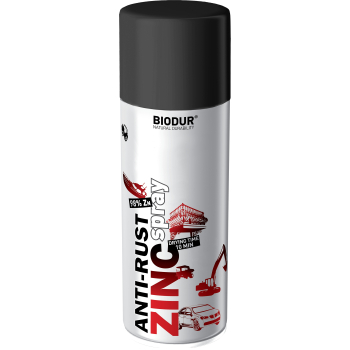 Farba cynkowa antykorozyjna w aerozolu BIODUR 400ml
