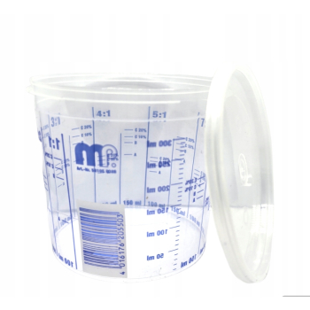 Mipa kubek lakierniczy z miarką 0,385L + pokrywka 1szt.
