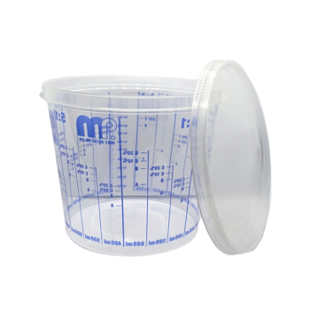 MIPA kubek lakierniczy z miarką 1400ml + pokrywka 1szt.