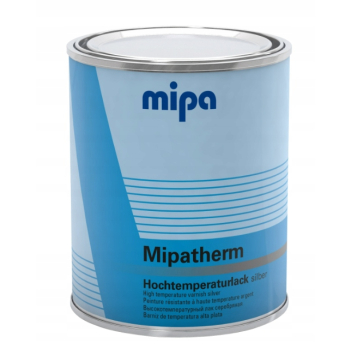 Lakier żaroodporny MIPA  czarny/srebrny 0,75l