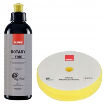 RUPES ROTARY FINE zestaw pasta 0,25L + gąbka