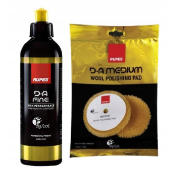 RUPES zestaw polerski 0,25L + futro polerskie