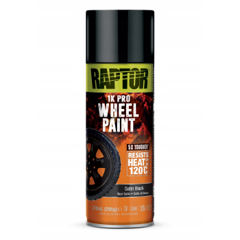 RAPTOR Lakier Spray do felg Czarny półmat 120°C