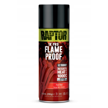 RAPTOR Lakier Spray Czerwony mat żaroodporny 1000°C