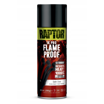 RAPTOR Lakier Spray Bezbarwny półmat żaroodporny 1000°C