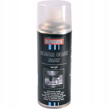 Lakier bezbarwny matowy spray 400 ml TROTON