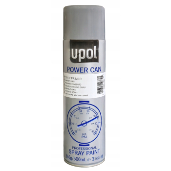 U-POL POWER CAN Podkład w spray 500ml SZARY