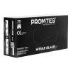 Rękawiczki ochronne nitrylowe PROMATES BLACK 100szt