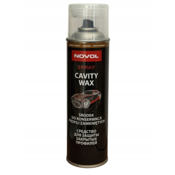 Novol Środek do konserwacji profili CAVITY WAX 500ml spray Brązowy