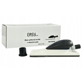 EASY tools Hebel blok szlifierski krótki z odsysem pyłu 70x198MM