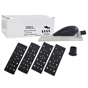 EASY tools Hebel blok szlifierski z wymiennymi stopami i odsysem 70x198MM