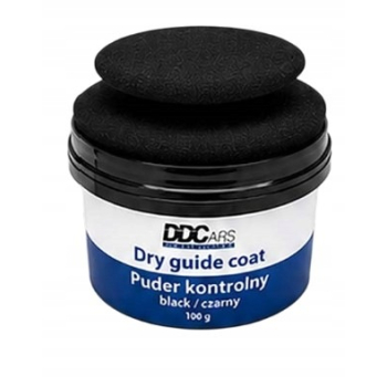 DDCARS Puder kontrolny czarny 100 g z aplikatorem