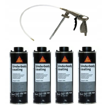 SIKA 6060 konserwacja podwozia zestaw 4x1L+pistolet