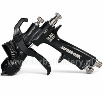 Walcom Slim Kombat HTE 1.4 mm NERO EDITION - profesjonalny pistolet lakierniczy do bazy i lakieru bezbarwnego